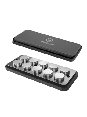 WixGear Rectangle Flat Magnetic Stick On Car Mount FLAT