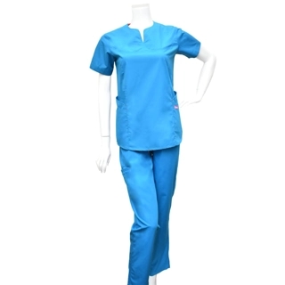 Oxygen Female Scrub Set -Sky blue B202