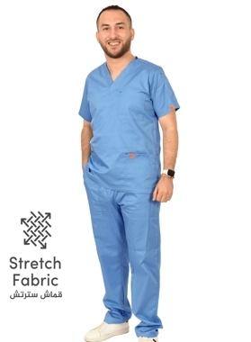 Oxygen Unisex Scrub Set Sky Blue B15X