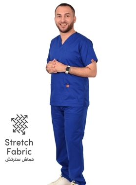 Oxygen Unisex Scrub Set Royal Blue B15X