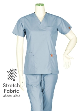 Oxygen Unisex Scrub Set Gray B15X