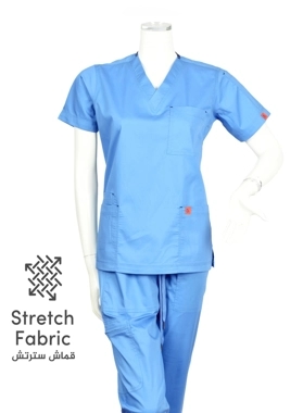 Oxygen Unisex Scrub Set Sky Blue B15 X