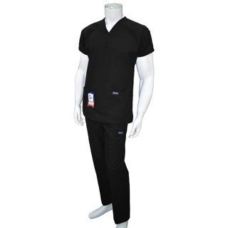 Oxygen Unisex Scrub Set - Black B303