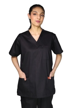 Oxygen Unisex Stretch Scrub Set - Black B15X