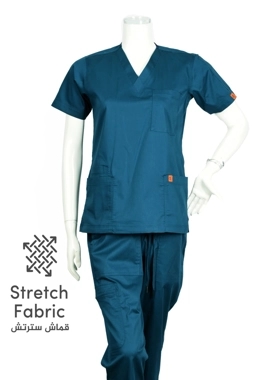 Oxygen Unisex Scrub Set Caribbean Blue B15X