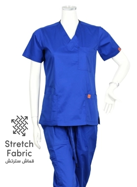 Oxygen Unisex Scrub Set Royal Blue B15 X