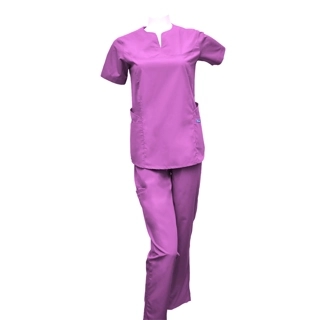 Oxygen Female Scrub Set -Dark Purple B202