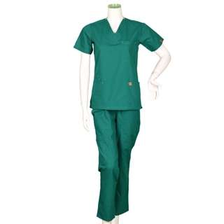 Oxygen Unisex Scrub Set - Dark Green B15D