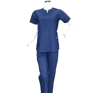 Oxygen Female Scrub Set -Navy Blue B202