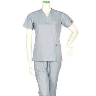 Oxygen Unisex Scrub Set - Light Gray B15D