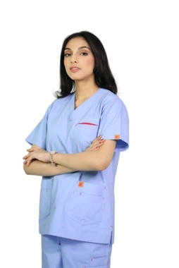Oxygen Unisex Scrub Set - Sky Blue B123