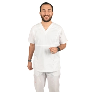 Oxygen Unisex Scrub Set - White B25