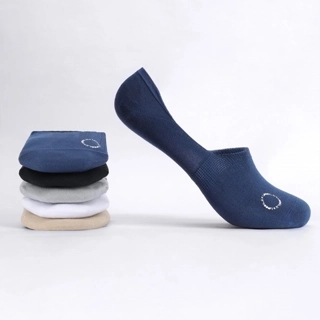 Men's Hidden Feel Socks - 5 Pieces - ملون