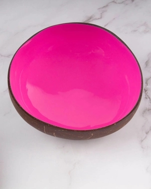 Purple coconut bowl