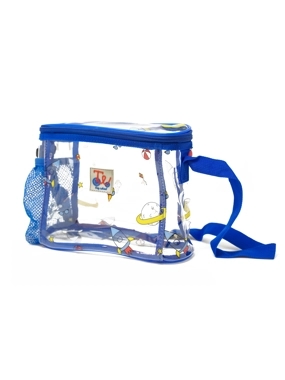 Space lunch bag Blue