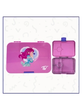 TW - Bento box 4 compartments - Pink Mermaid