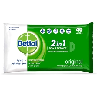 Dettol Anti Bacterial Wipes 40