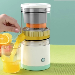 Portable Orange Juicer - 13.8 × 11.2 × 23.75 cm, Fresh Juice in Seconds, 2-Year Warranty