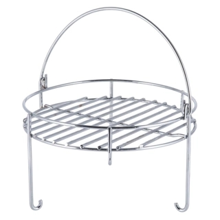 High-Quality Stainless Steel Mandi Rack for Pressure Cooker 15L – Durable and supports food weight, easy to carry and use, ideal for healthy steam cooking, 2-year warranty.