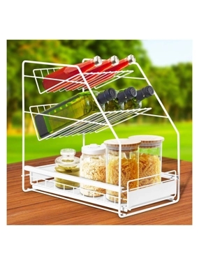 Kitchen Storage Rack - 40 × 25 × 39 cm, Easy to Clean, 2-Year Warranty