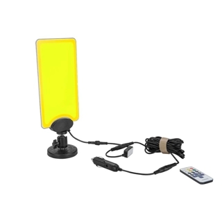 LED-COB battery light with case 3840 lumens — strong brightness, low energy consumption, ideal for outdoor use, 2-year warranty.