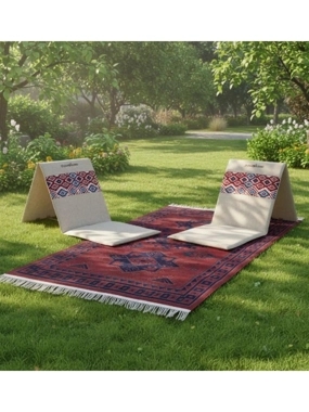 Traveler's set: 2 floor chairs (supports up to 100 kg), 0.9m x 2m mattress, 2-year warranty