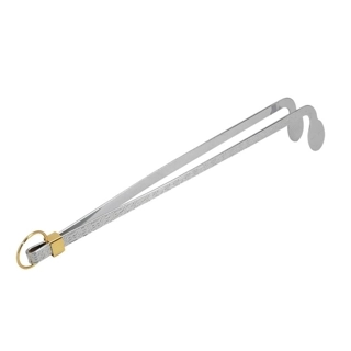 Stainless Steel Fire Tongs 27 cm - Suitable for Outdoor Use, Easy to Clean, Provides a Safe and Comfortable Grip, 2-Year Warranty