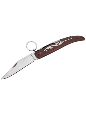 Large folding hunting knife - strong and durable performance, high safety during use, comfortable and attractive grip