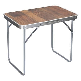 Iron & Wood Camping Table 60x40x50 cm, Holds 30 kg, 2-Year Warranty
