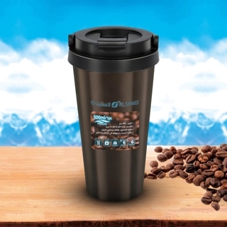 High-Quality Stainless Steel Tea & Coffee Mug 400 ml – Easy to carry, spill-proof, practical for travel, 2-year warranty.