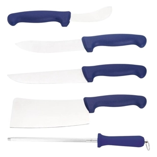 Complete 6-Piece High-Quality Stainless Steel Knife Set - Precise and Easy Cutting, Comfortable and Secure Grip, Easy to Clean