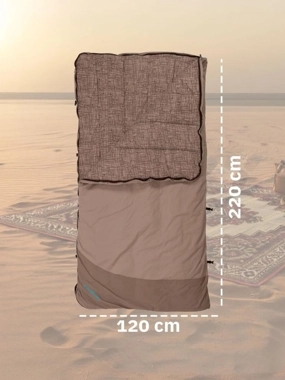 Wadi Al-Rummah cotton sleeping bag 1.2*2.2 m up to -10°C – provides high warmth, withstands extreme cold, durable for long use, 2-year warranty