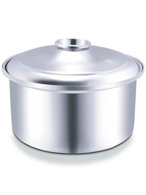 Heavy Duty 5.3L Aluminum Mandi Pot - Easy to carry, suitable for outdoor cooking, withstands repeated use