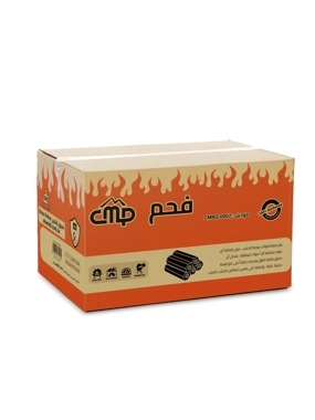 Indonesian Charcoal Briquettes 5 kg — long-lasting burn and high heat, odorless and smokeless, safe and environmentally friendly.