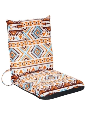 Ground camping chair, supports up to 100 kg, 5 adjustable positions, comfortable for sitting and relaxing