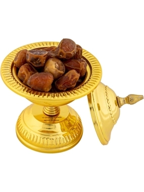 Indian Copper Serving Bowl - 14 cm, Elegant Design, 2-Year Warranty