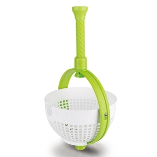 Salad Spinner - Fast & Mess-Free Drying, 39.5 × 21.5 × 12 cm, 2-Year Warranty