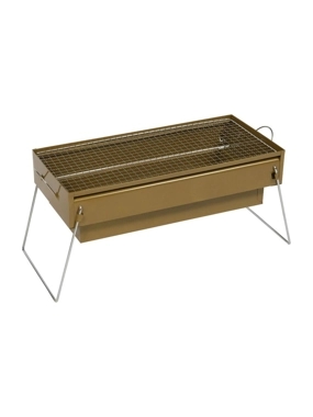 Portable charcoal grill and barbecue 50*23*25 cm - easy to carry and store, withstands high heat, provides a large cooking surface, 2-year warranty