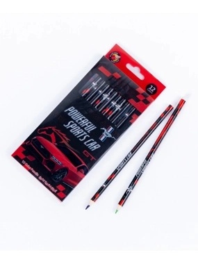 Color Pencils Set for Kids 12-Pack SportCar