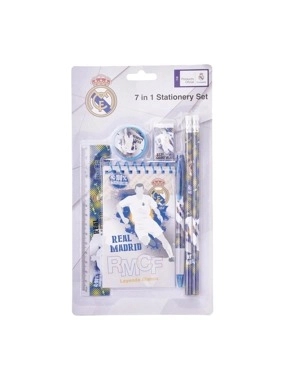 7 in 1 stationery set for kids - REAL MADRID