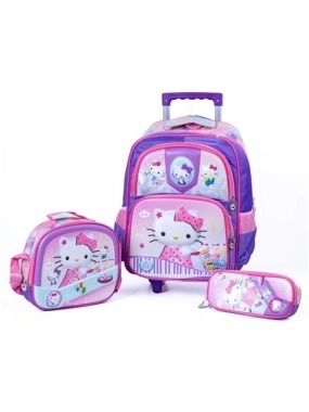 Hello Kitty Set Trolley Bag with Accessory 3 in 1