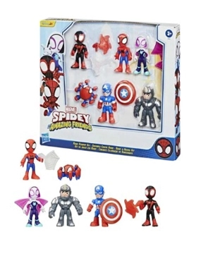 A collection of Spidey and his amazing friends figures, Spidey