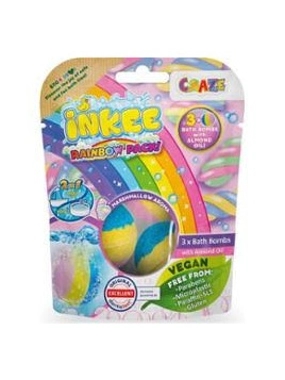 Inkee 3 Bath Bombs With Marshmallow Aroma