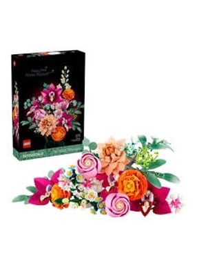 LEGO® Botanicals Pretty Pink Flower Bouquet Decor SeT