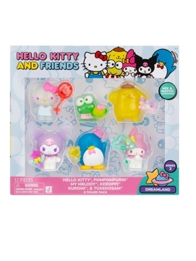 Hello Kitty Figure Set, 6 Figures