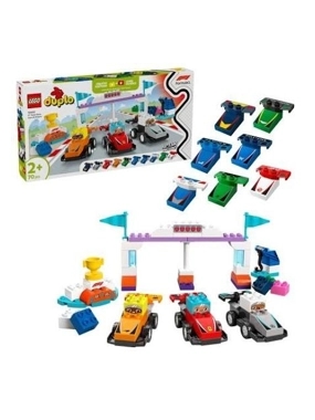 LEGO Duplo F1 Team Race Cars & Drivers 2+