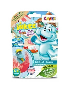 Inkee Watermelon Aroma Bath Bomb With Small Surprise