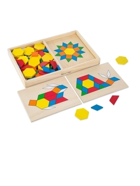 Melissa & Doug Classic Blocks and Boards Shape Building Game