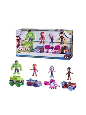 Marvel Spidey and his Amazing Friends Figures and Mini Vehicles 3+