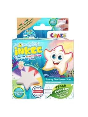 Inkee Multicolor Star Shaped Bath Bomb